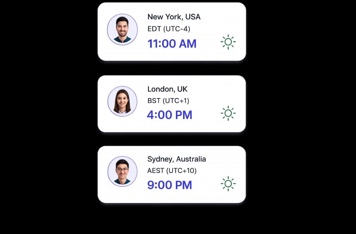 Local Time Zone Scheduling