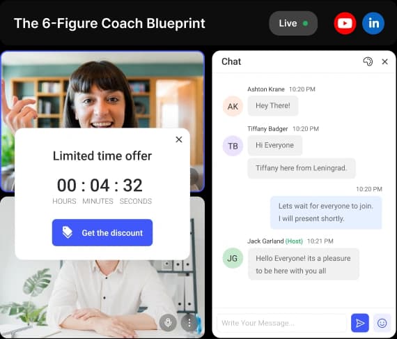 Broadcast your webinar everywhere your audience already is