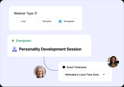 Evergreen webinar schedule