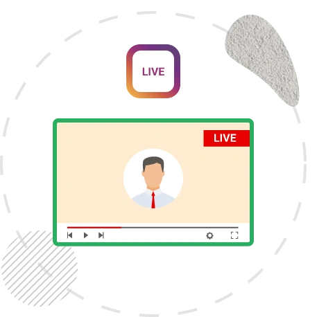 Live Streaming Illustration