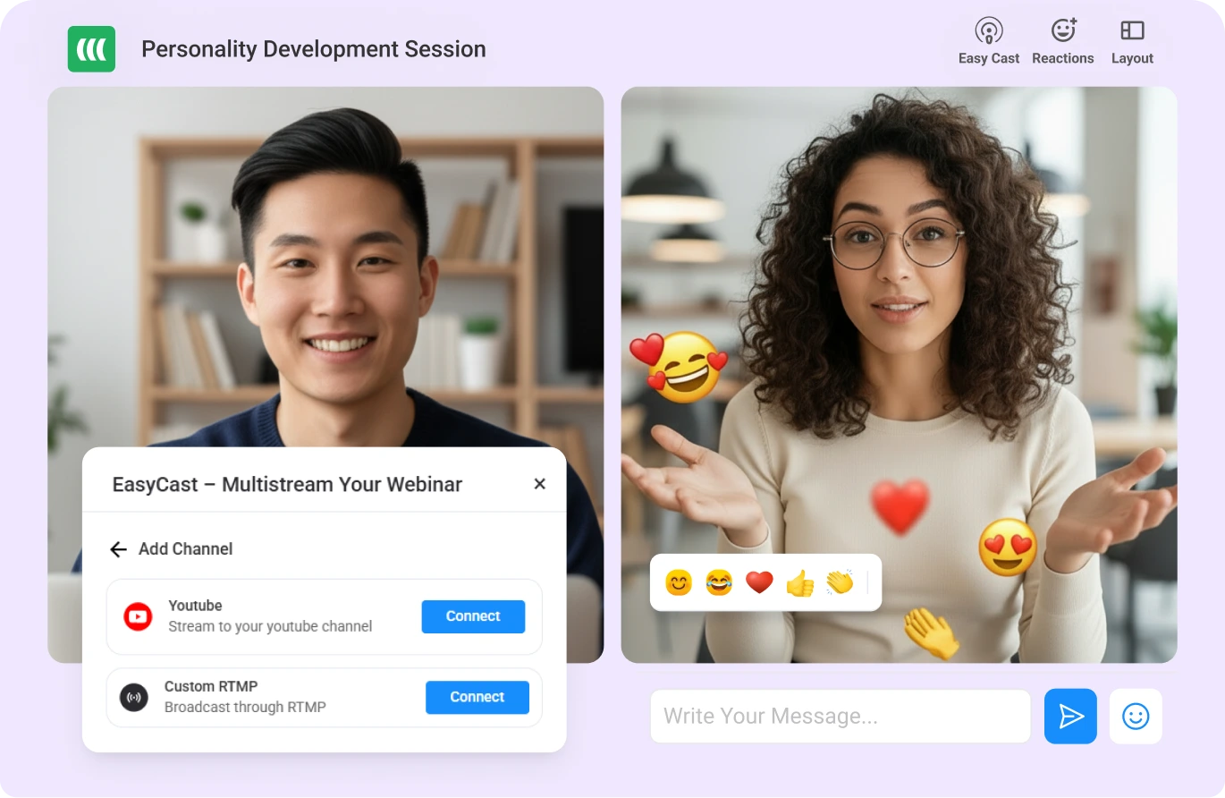 EasyCast Multistream Interface