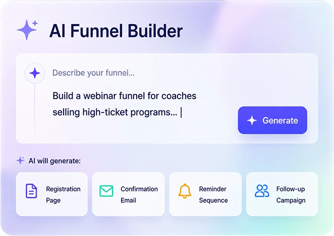 AI builds the funnel