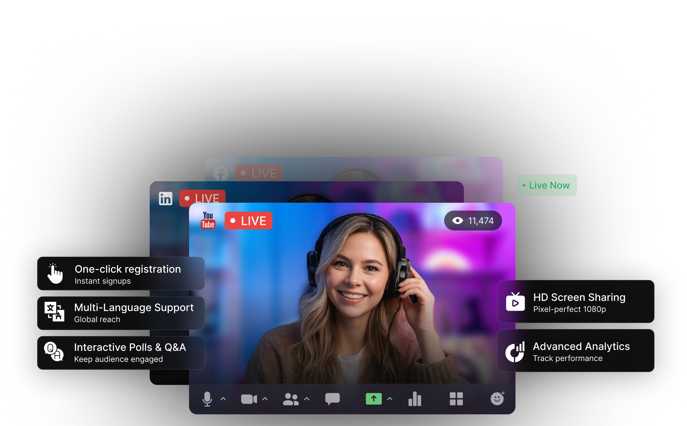 Live webinar room