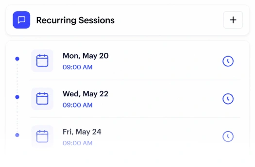 Recurring Sessions